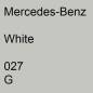 Preview: Mercedes-Benz, White, 027 G.